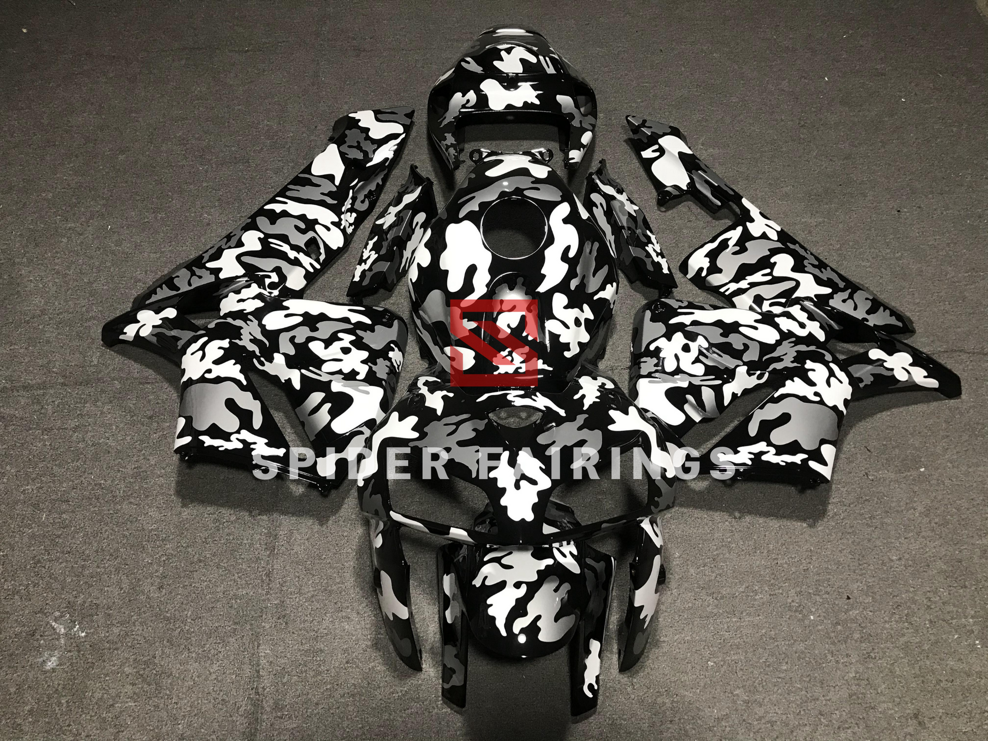 White and Sliver Camo-Honda CBR600RR 2005-2006