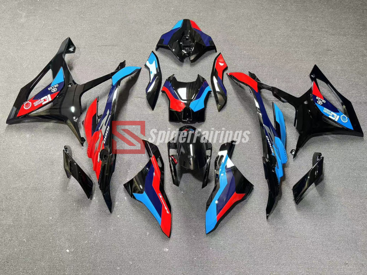 Gloss Blue and Black-BMW S1000RR 2023-2024 