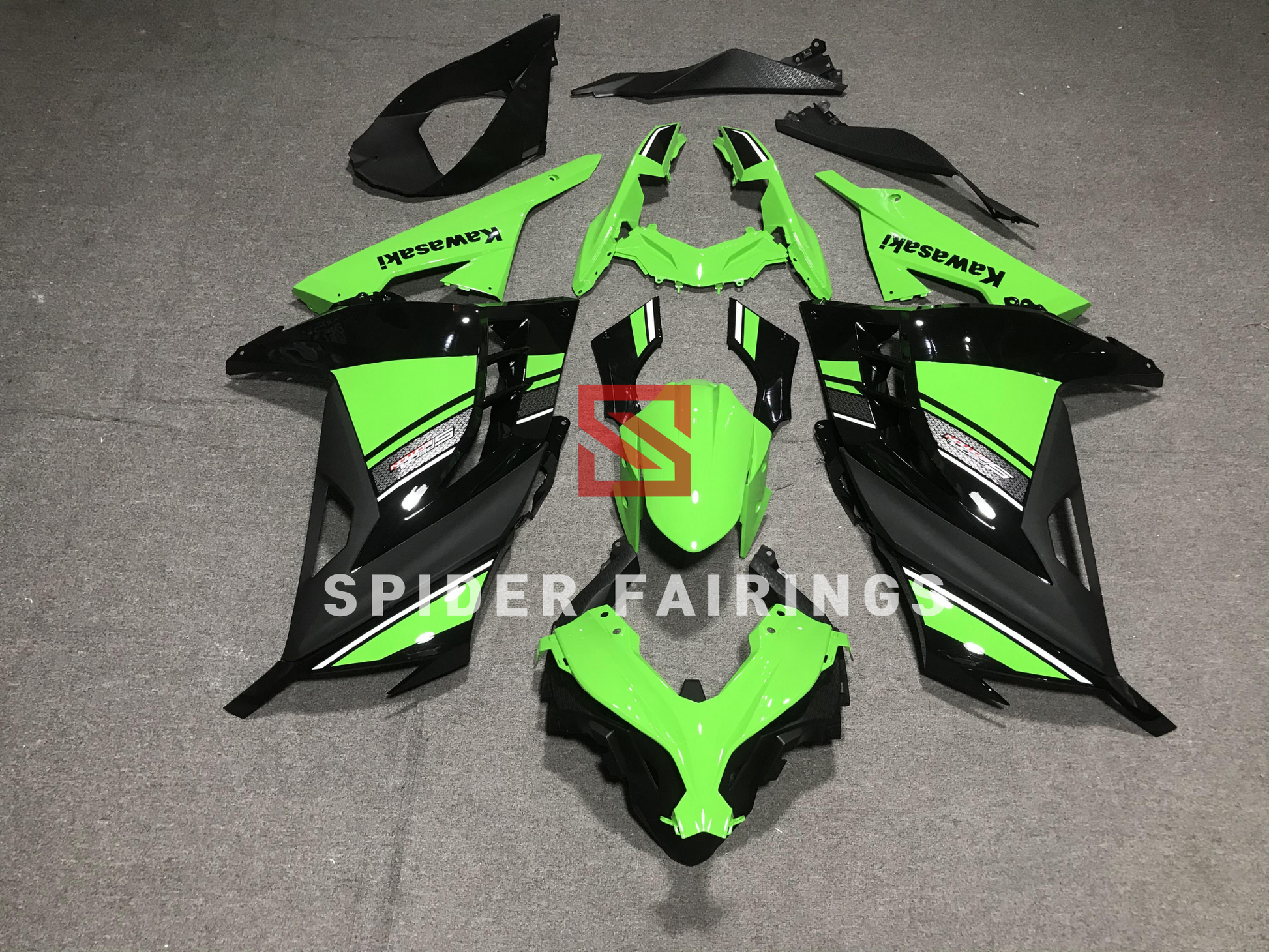 Gloss Green&Black-Kawasaki Ninja300 2013-2019