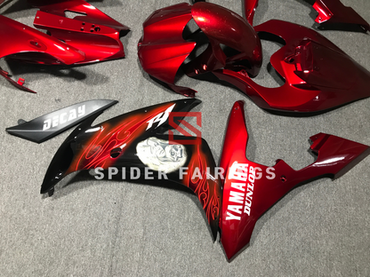 Dark Red Dicay-Yamaha YZF R1 2004-2006