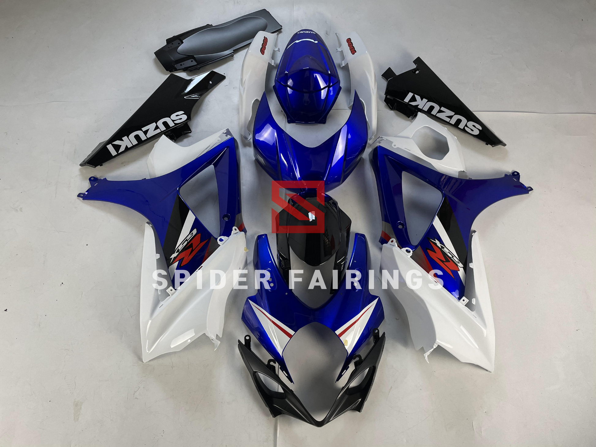 Blue,White and Black-Suzuki GSXR1000 2007-2008