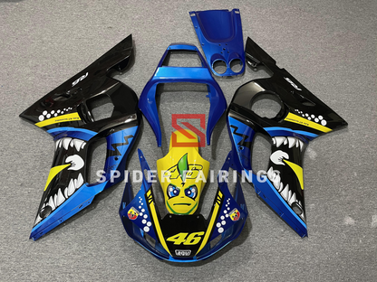 Shark for Blue and Black-Yamaha YZF R6 1998-2002