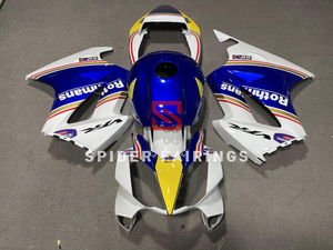 Gloss Blue and White Rothmans-Honda VFR800 2002-2012 – SpiderFairings
