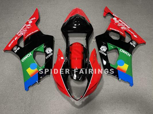 Red,Black and Green JOMO-Suzuki GSXR1000 2003-2004