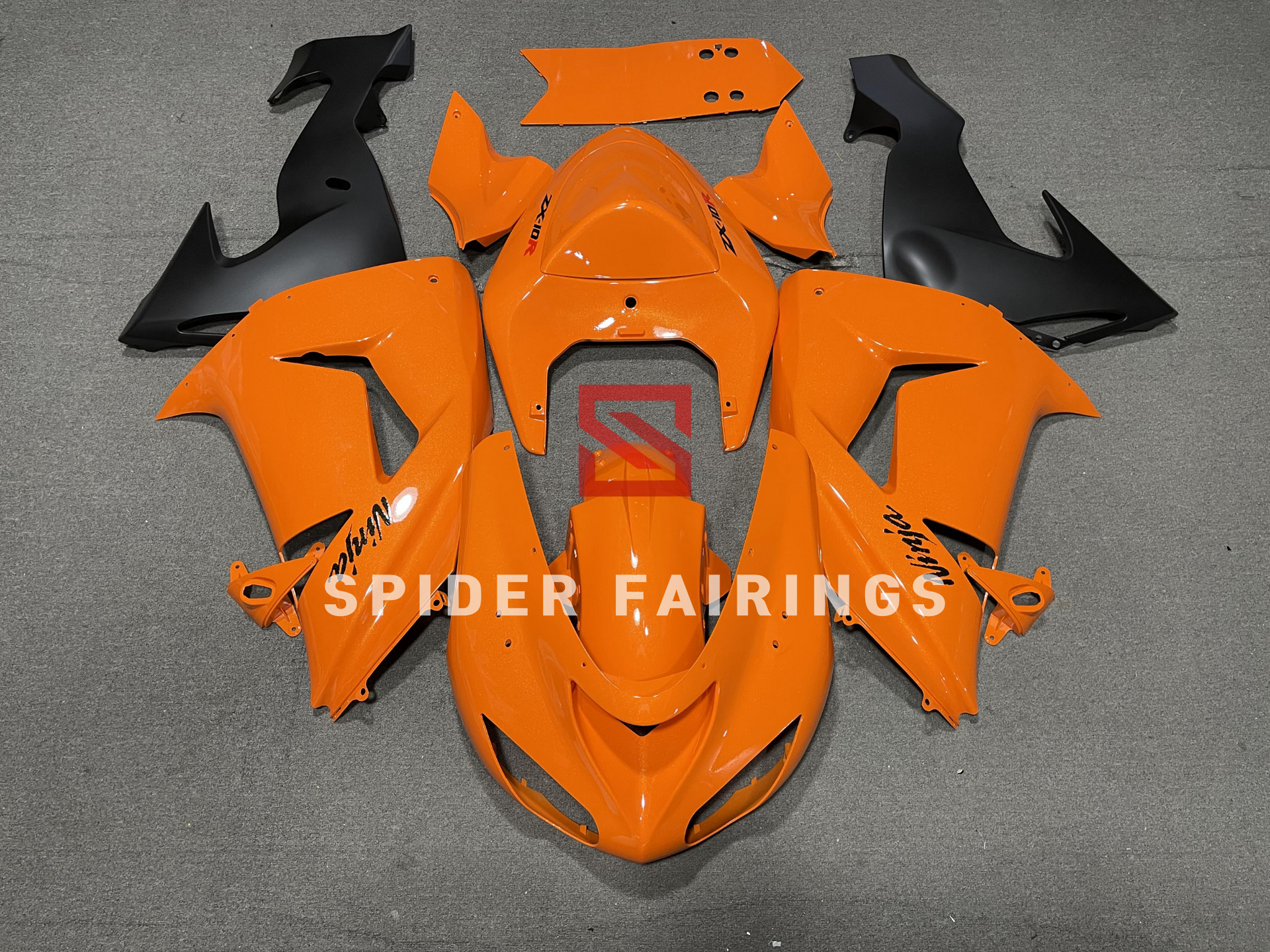 Gloss Orange-Kawasaki ZX-10R 2006-2007-The Best Aftermarket