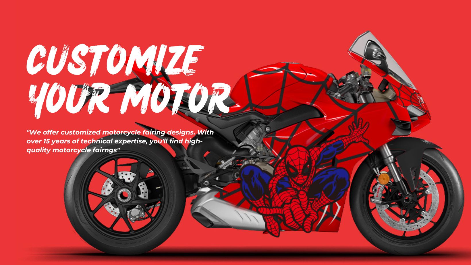 Customize Your Motorcycle Fairings-Spider Fairings