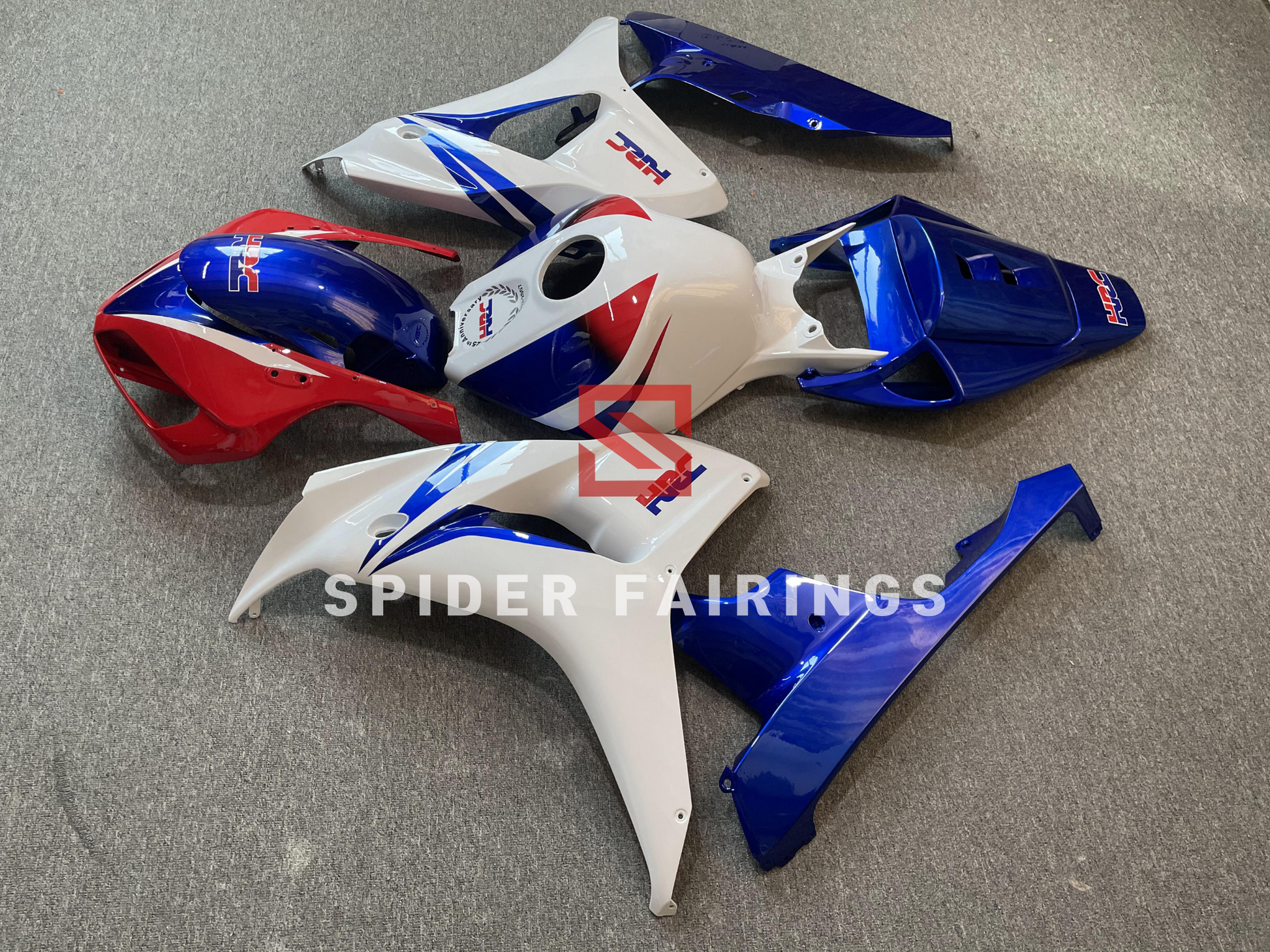 Gloss White and Blue, Red-Honda CBR1000RR 2006-2007