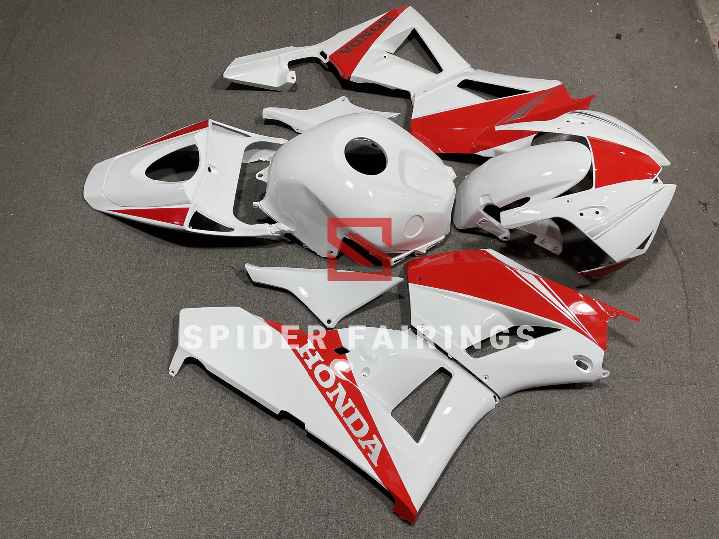 Gloss White&Red-Honda CBR600RR 2013-2019