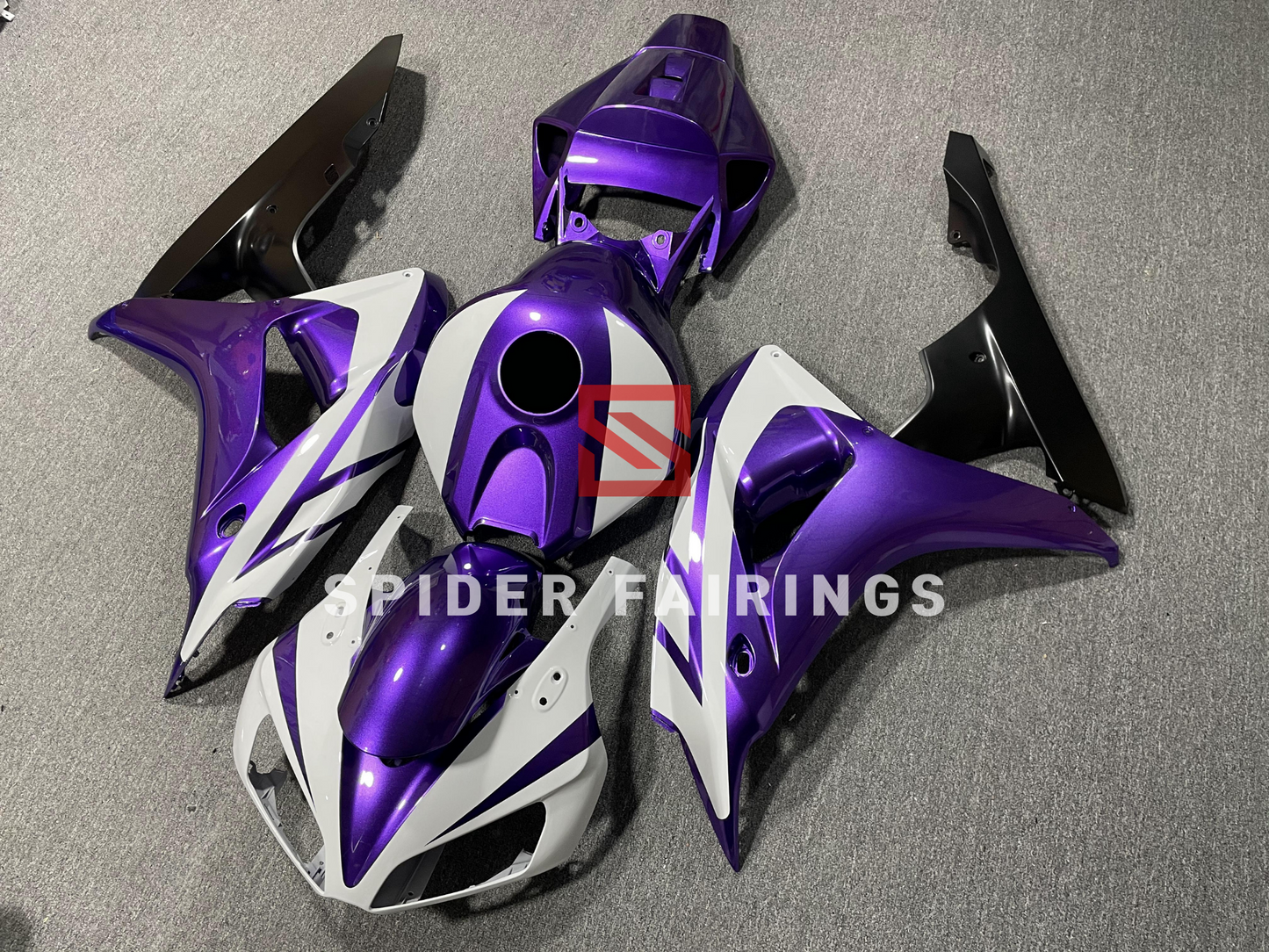 Gloss Purple and White-Honda CBR1000RR 2006-2007