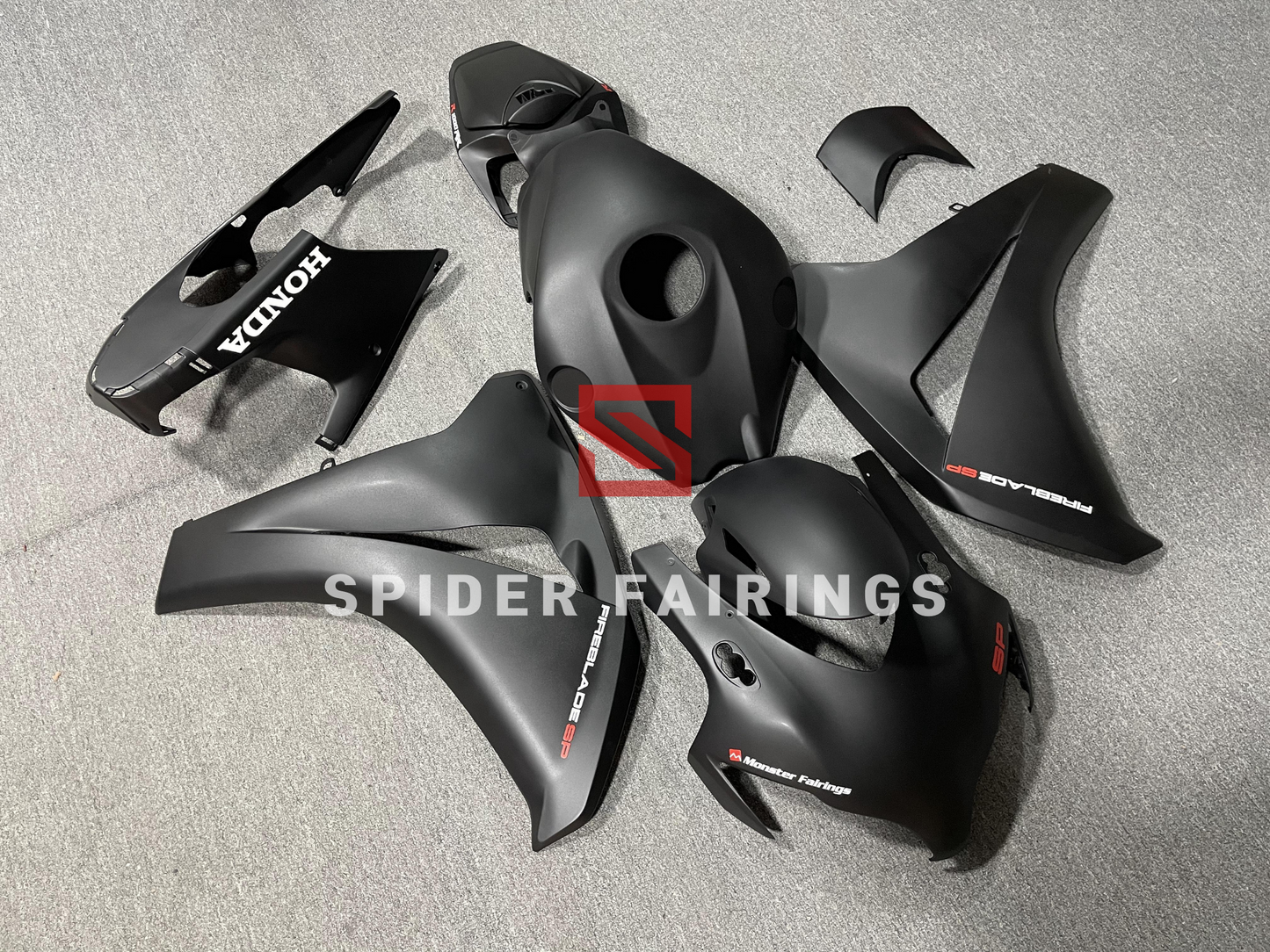 Matte Black-Honda CBR1000RR 2008-2011