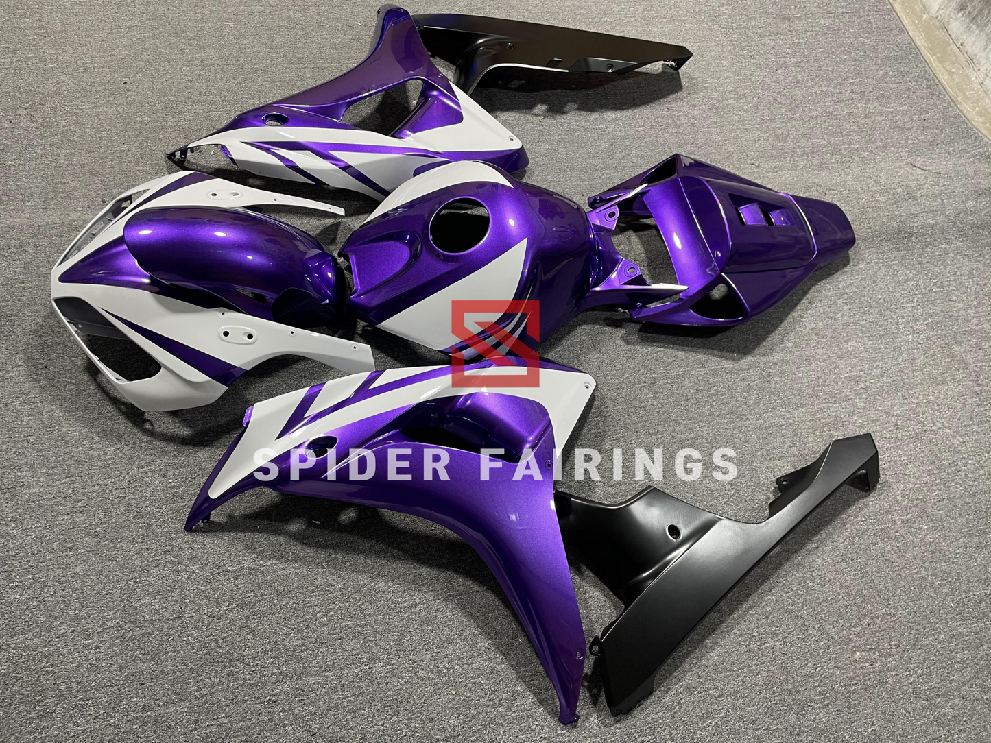 Gloss Purple and White-Honda CBR1000RR 2006-2007