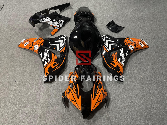 Gloss Black and Orange Shark-Honda CBR1000RR 08-11