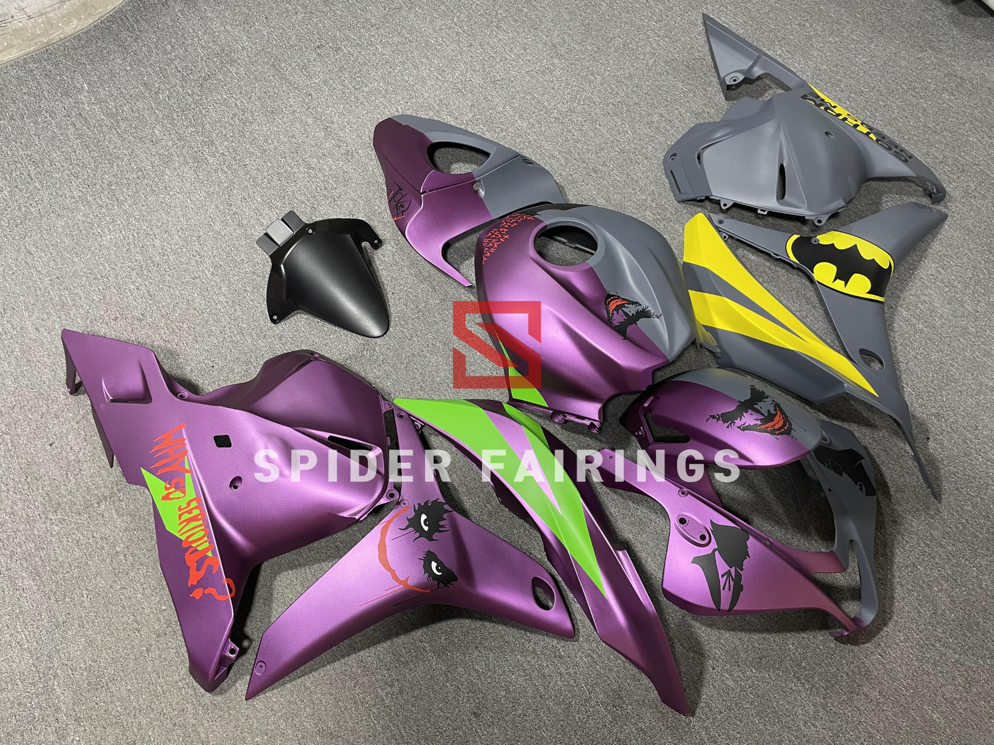 Matte Batman and Joker-Honda CBR600RR 2009-2012