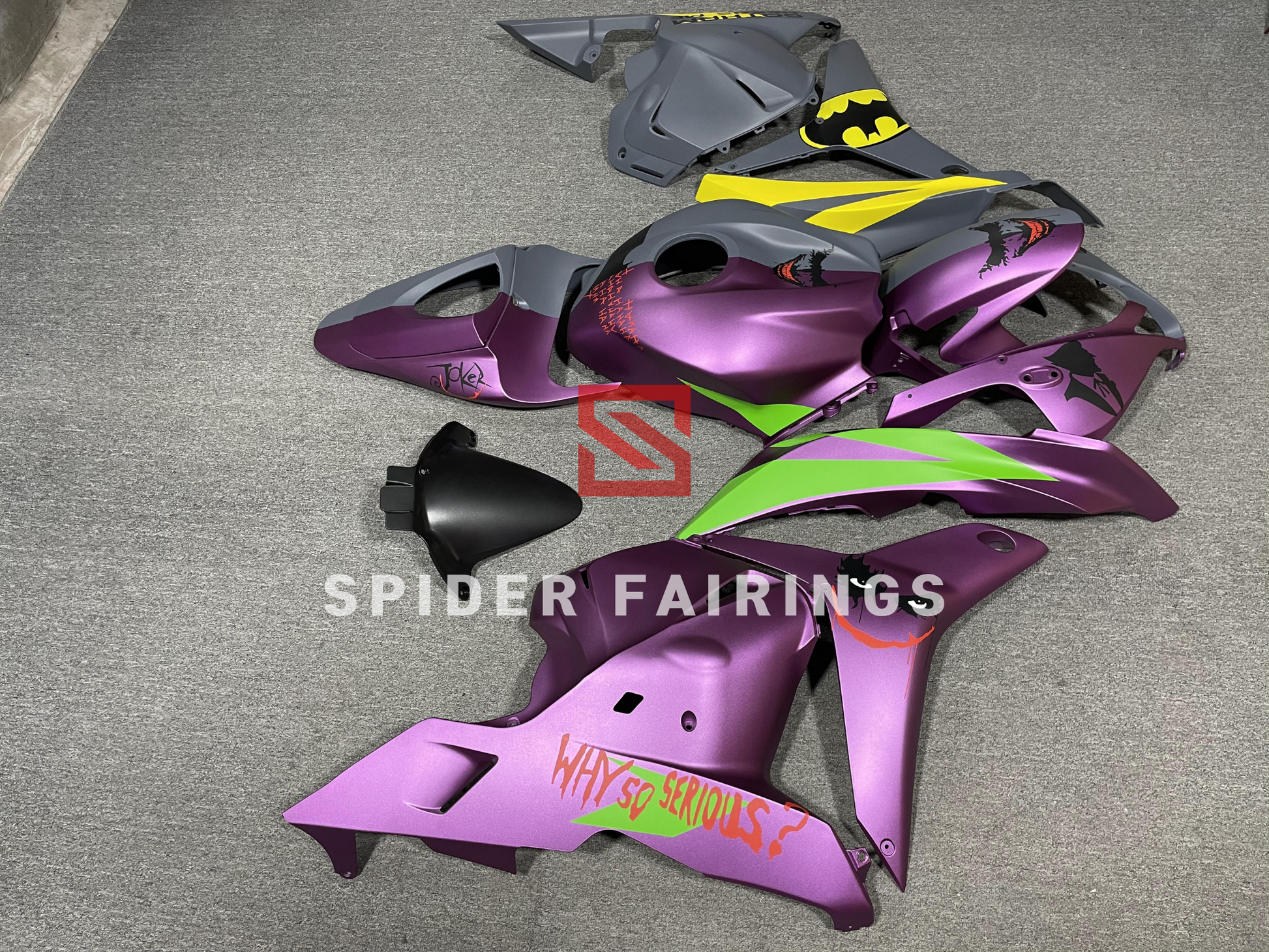 Matte Batman and Joker-Honda CBR600RR 2009-2012