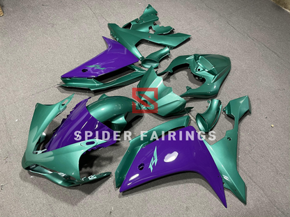 Gloss Green and Purple-Yamaha YZF R1 2007-2008