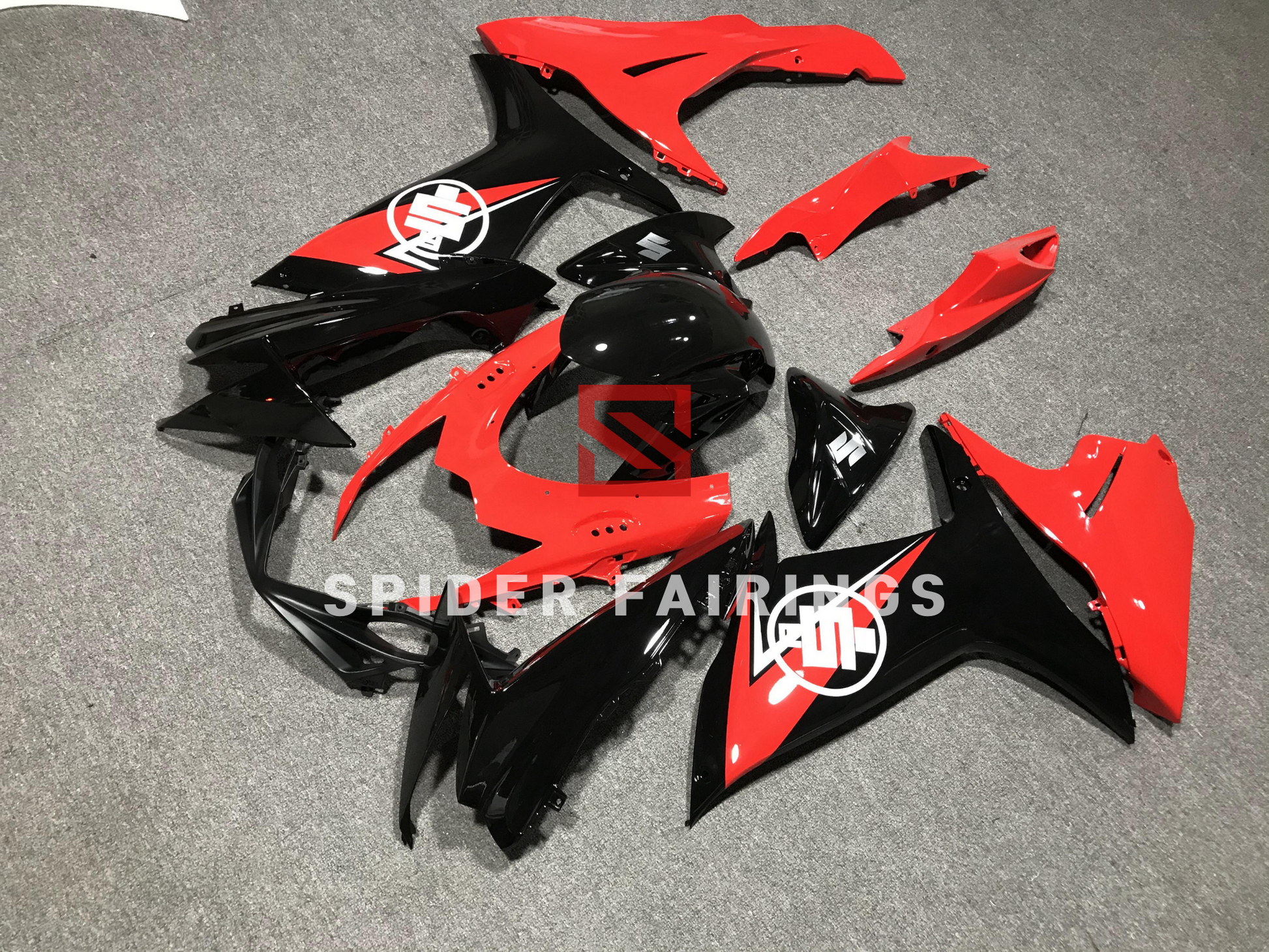 Red and Black-For Suzuki GSXR600-750 2011-2019