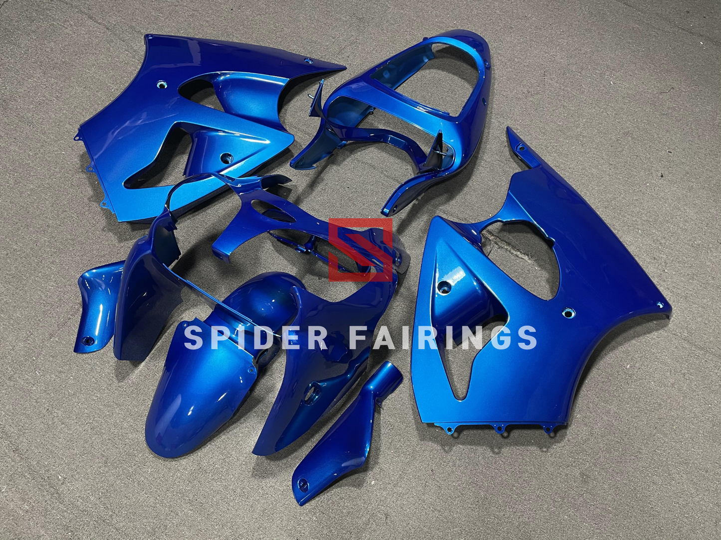 Gloss Blue-Kawasaki ZX-6R 2000-2002