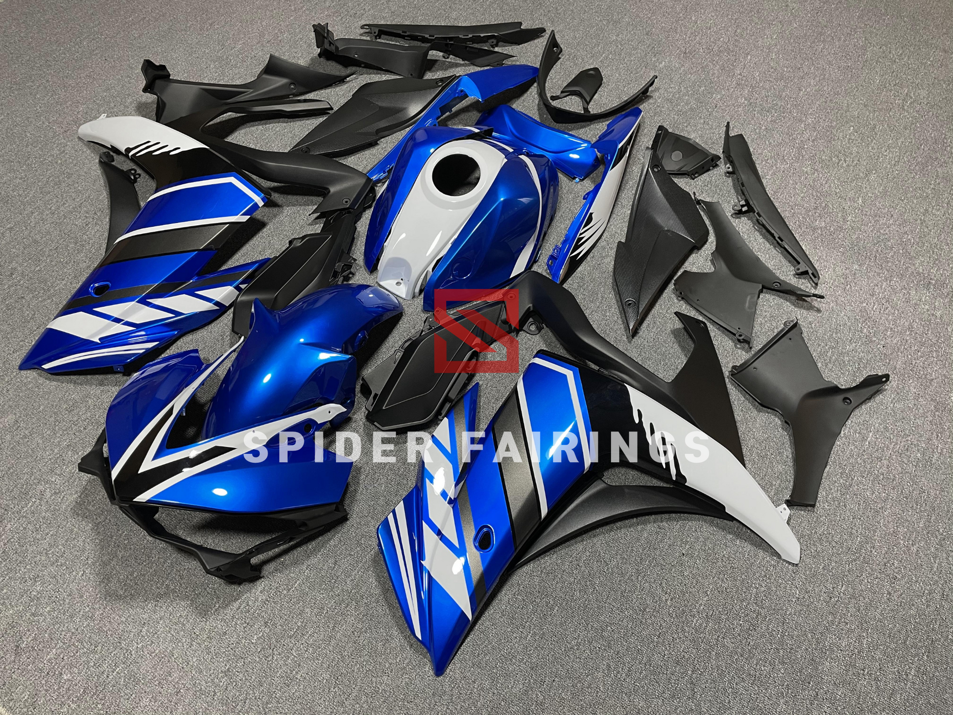 Gloss Blue and Black-Yamaha Y-R25/R3 2014-2018