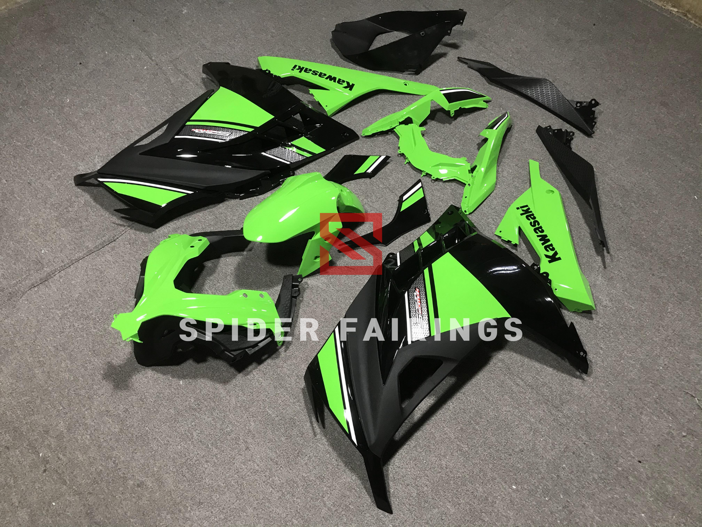 Gloss Green&Black-Kawasaki Ninja300 2013-2019