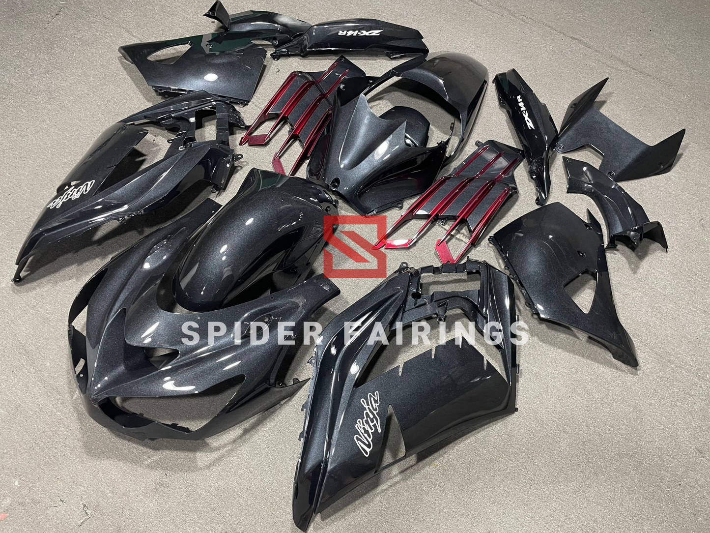 Pearl Dark Gray-Kawasaki ZX-14R 2012-2018