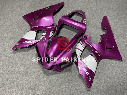 Gloss Purple and White-Yamaha YZF R1 2000-2001