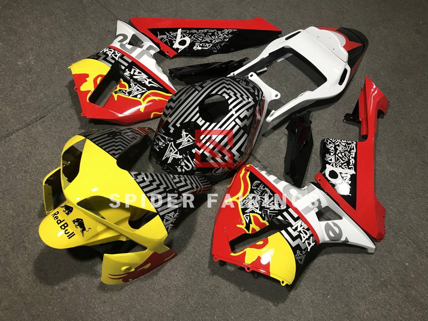 Custom Red Bull and Maze-Honda CBR600RR 2003-2004