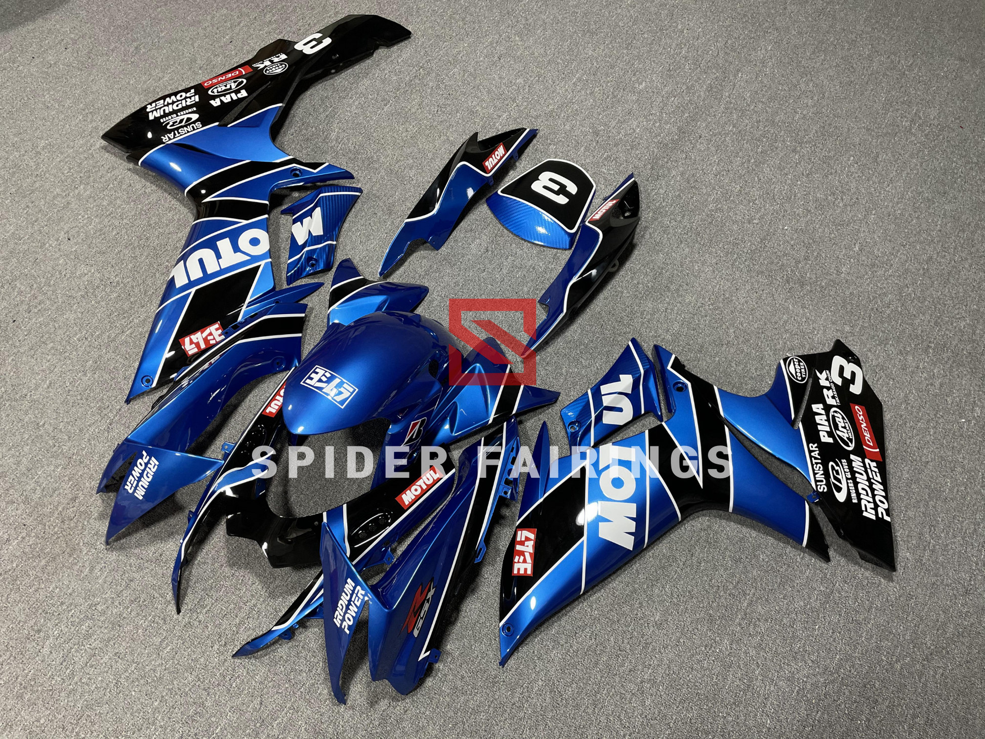 Blue Motul Suzuki GSXR600-750 2011-2019