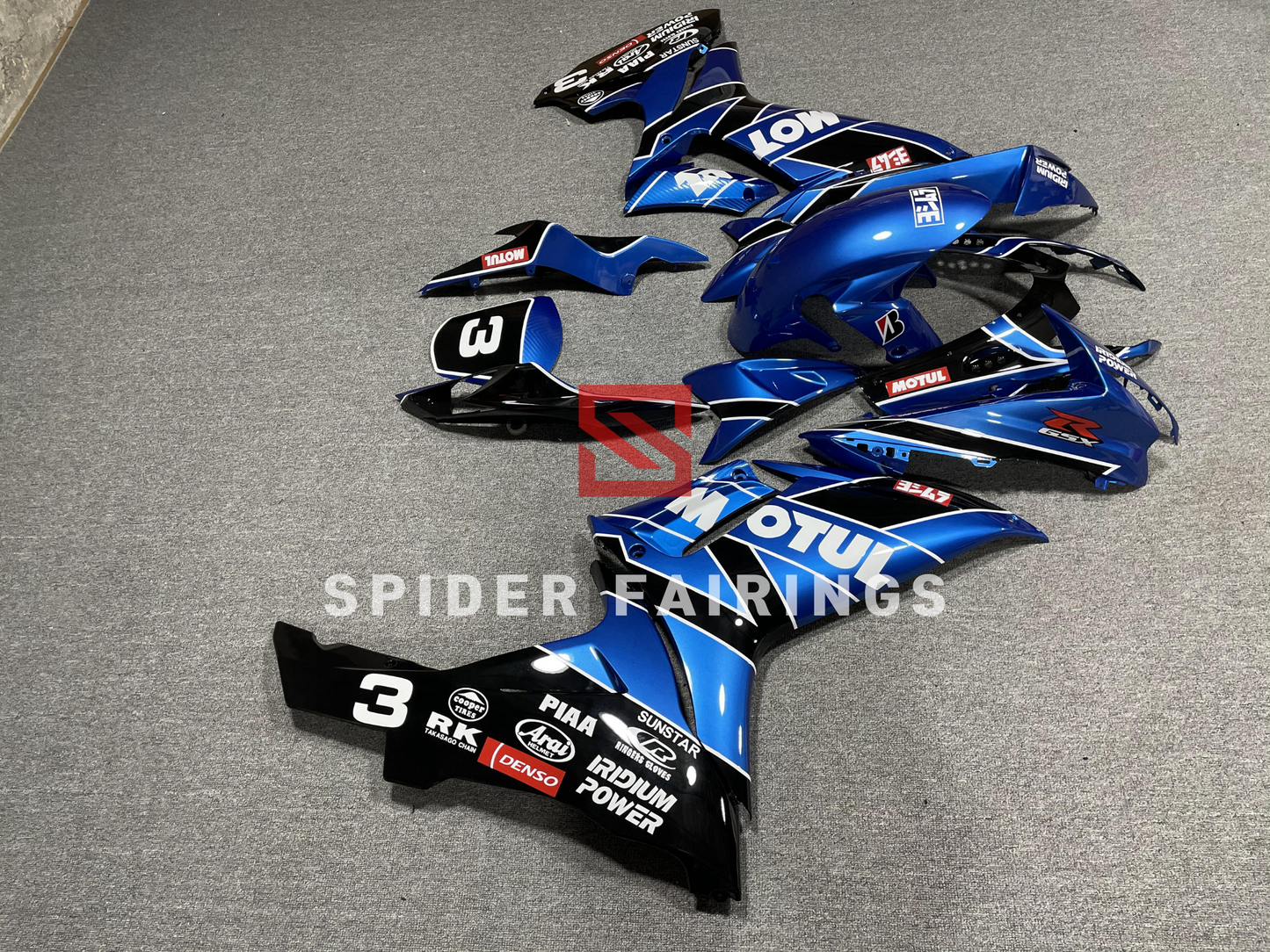 Blue Motul Suzuki GSXR600-750 2011-2019