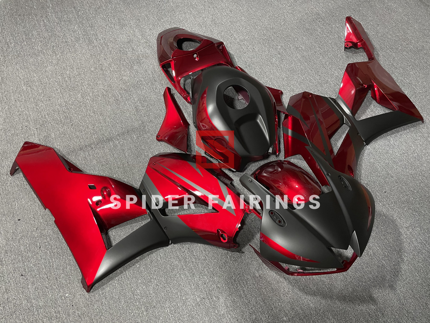 Dark Red and Black-Honda CBR600RR 2013-2019