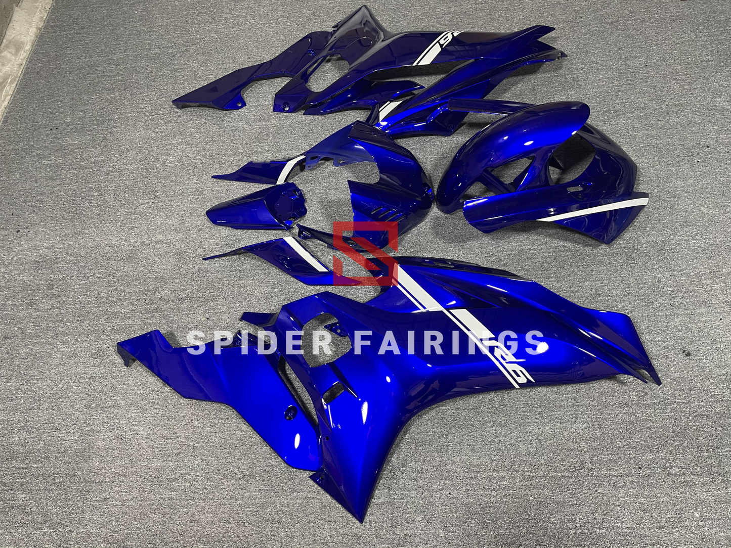 Gloss Blue Yamaha YZF R6 17-20