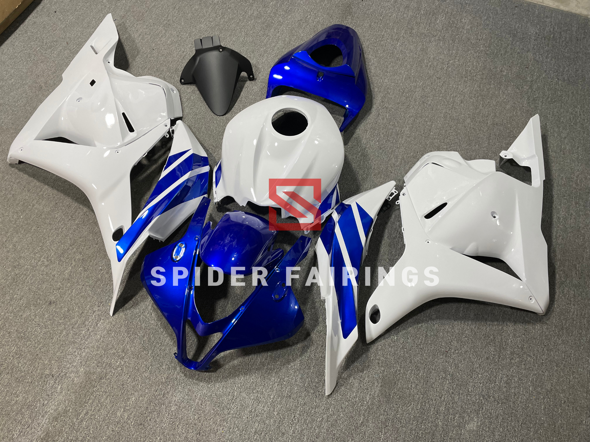 Gloss White&Blue-Honda CBR600RR 2009-2012