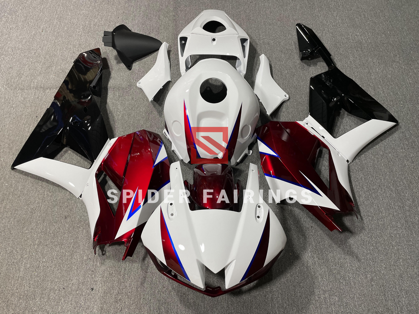 Gloss White&Black&Red-Honda CBR600RR 2013-2019