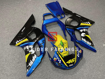 Shark for Blue and Black-Yamaha YZF R6 1998-2002