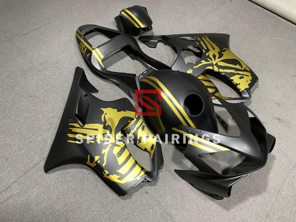 Matte Black and Golden Skull-Honda CBR600F 2001-2003