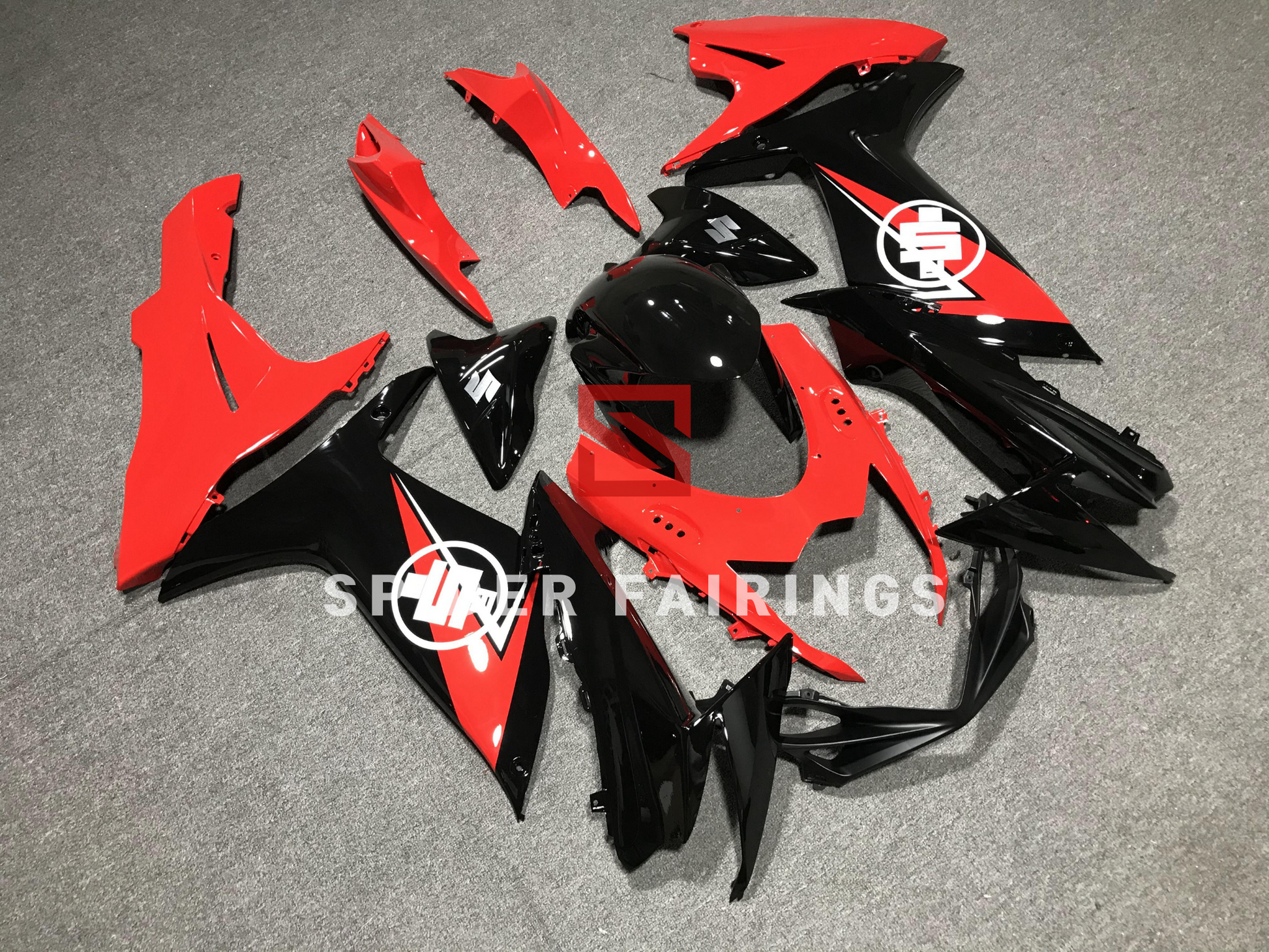 Red and Black-For Suzuki GSXR600-750 2011-2019