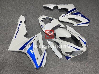 Gloss White and Blue-Triumph Daytona 675 2009-2012