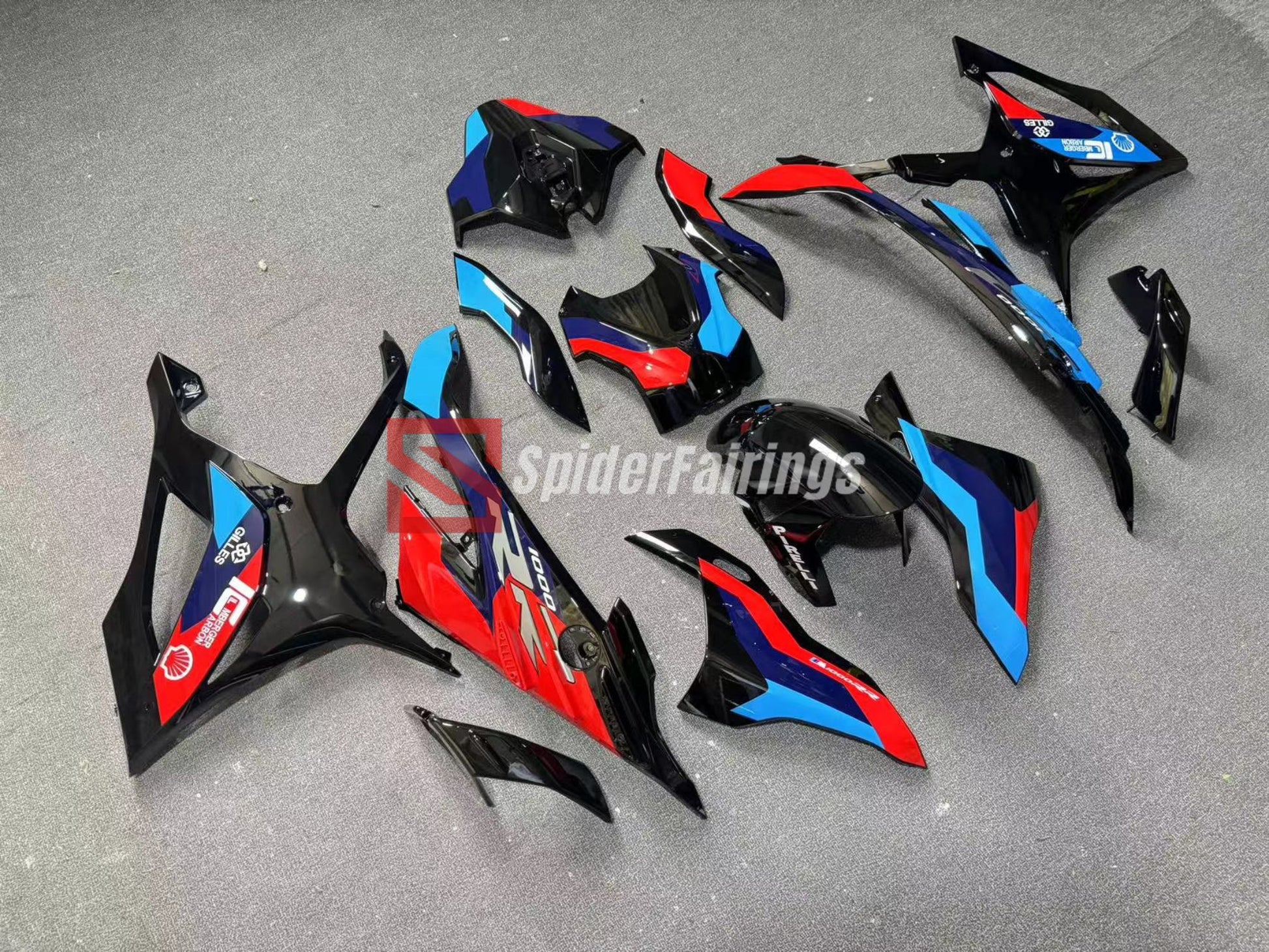 Gloss Blue and Black-BMW S1000RR 2023-2024 