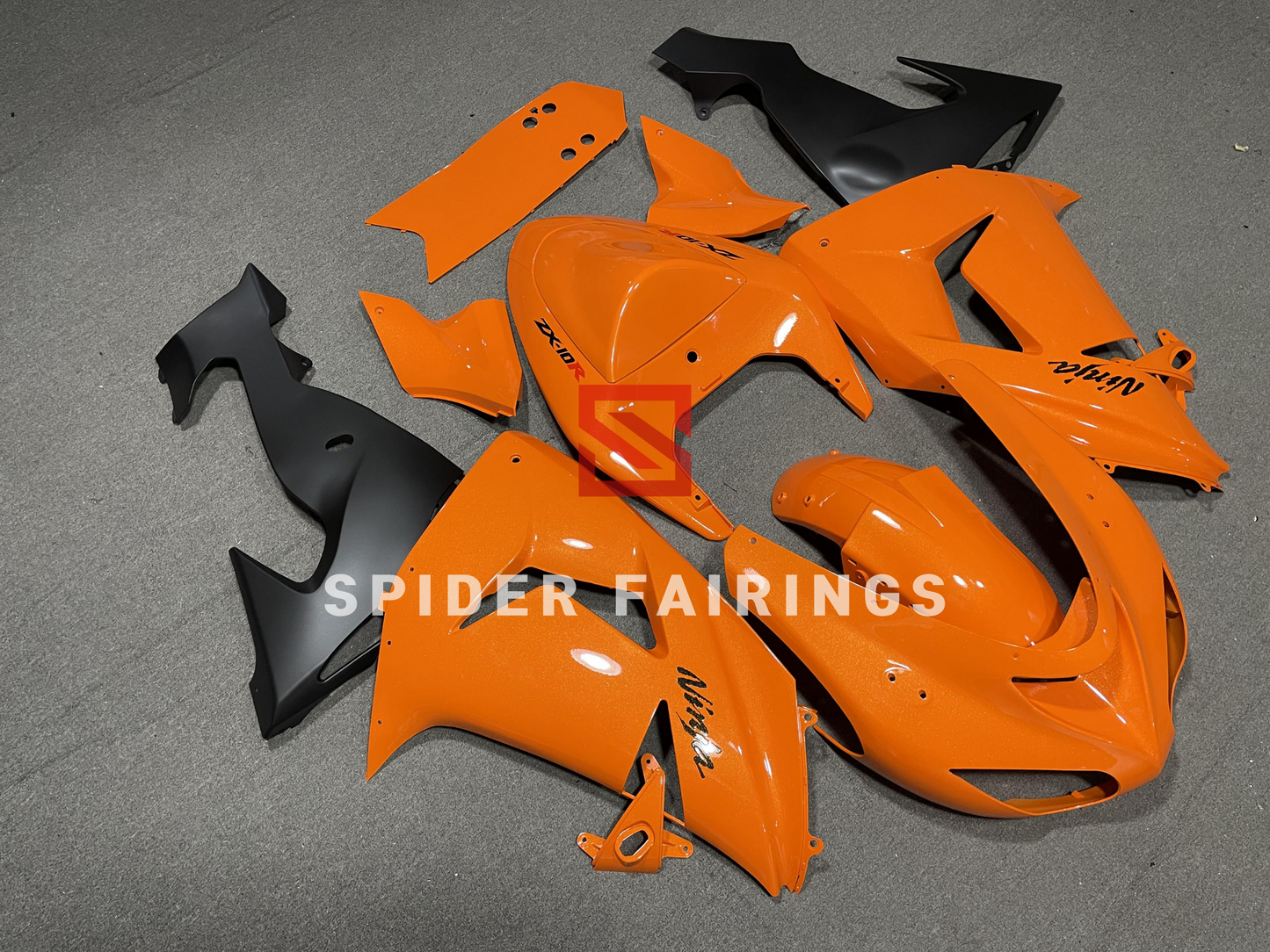 Gloss Orange-Kawasaki ZX-10R 2006-2007