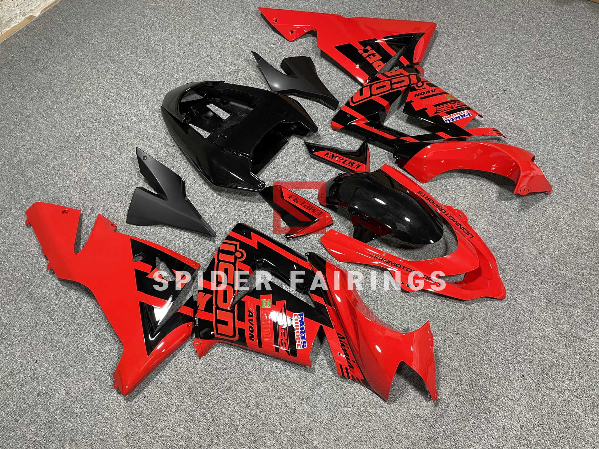 Gloss Red icon-Kawasaki ZX-10R 2004-2005