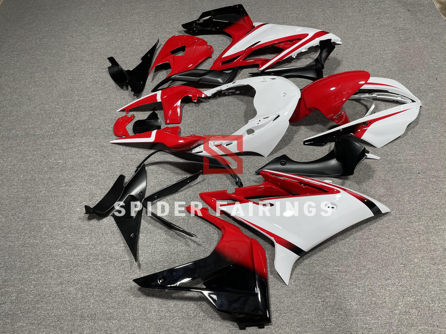 Red,White and Black-Triumph Daytona 675 2013-2016