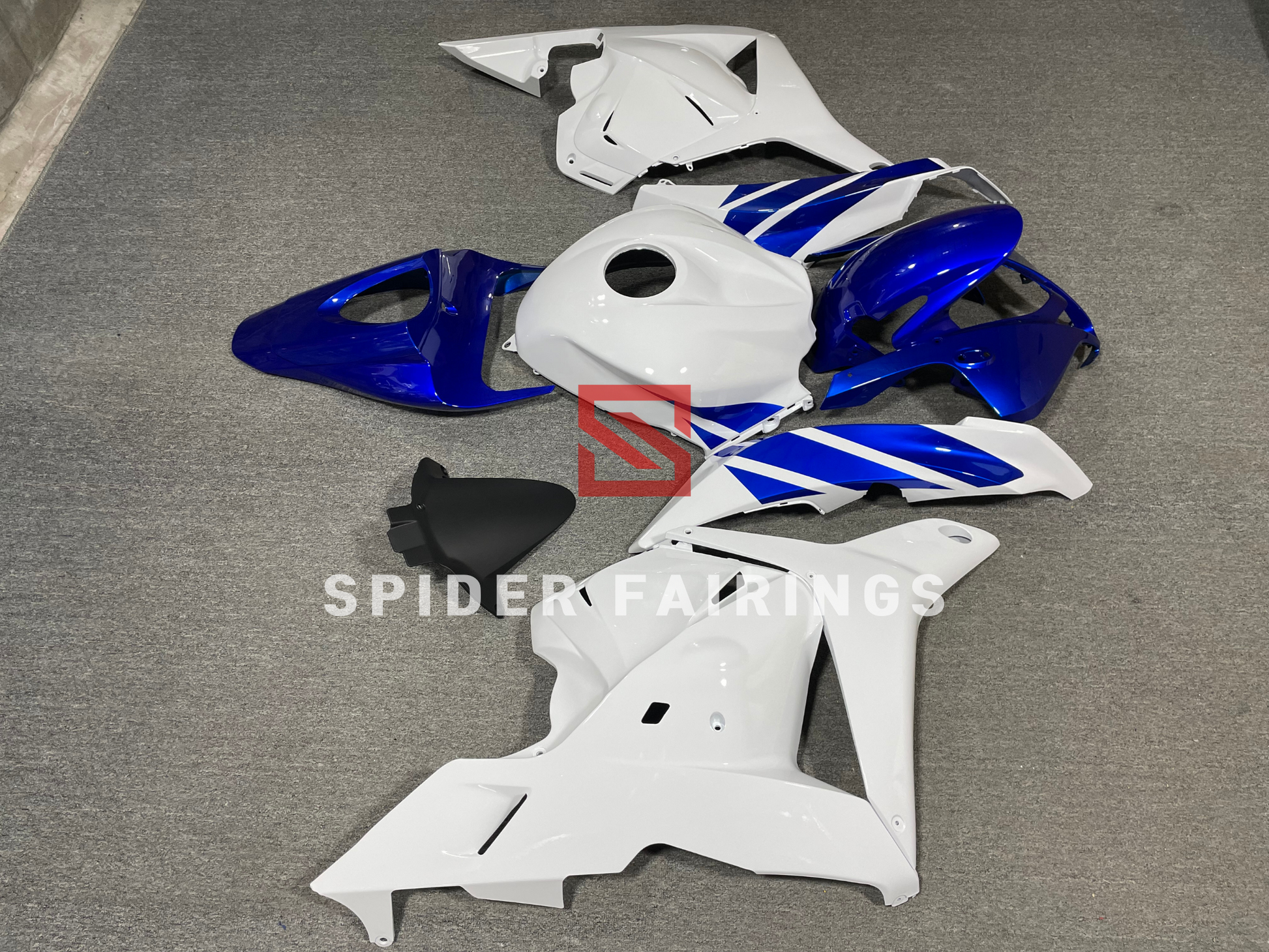 Gloss White&Blue-Honda CBR600RR 2009-2012