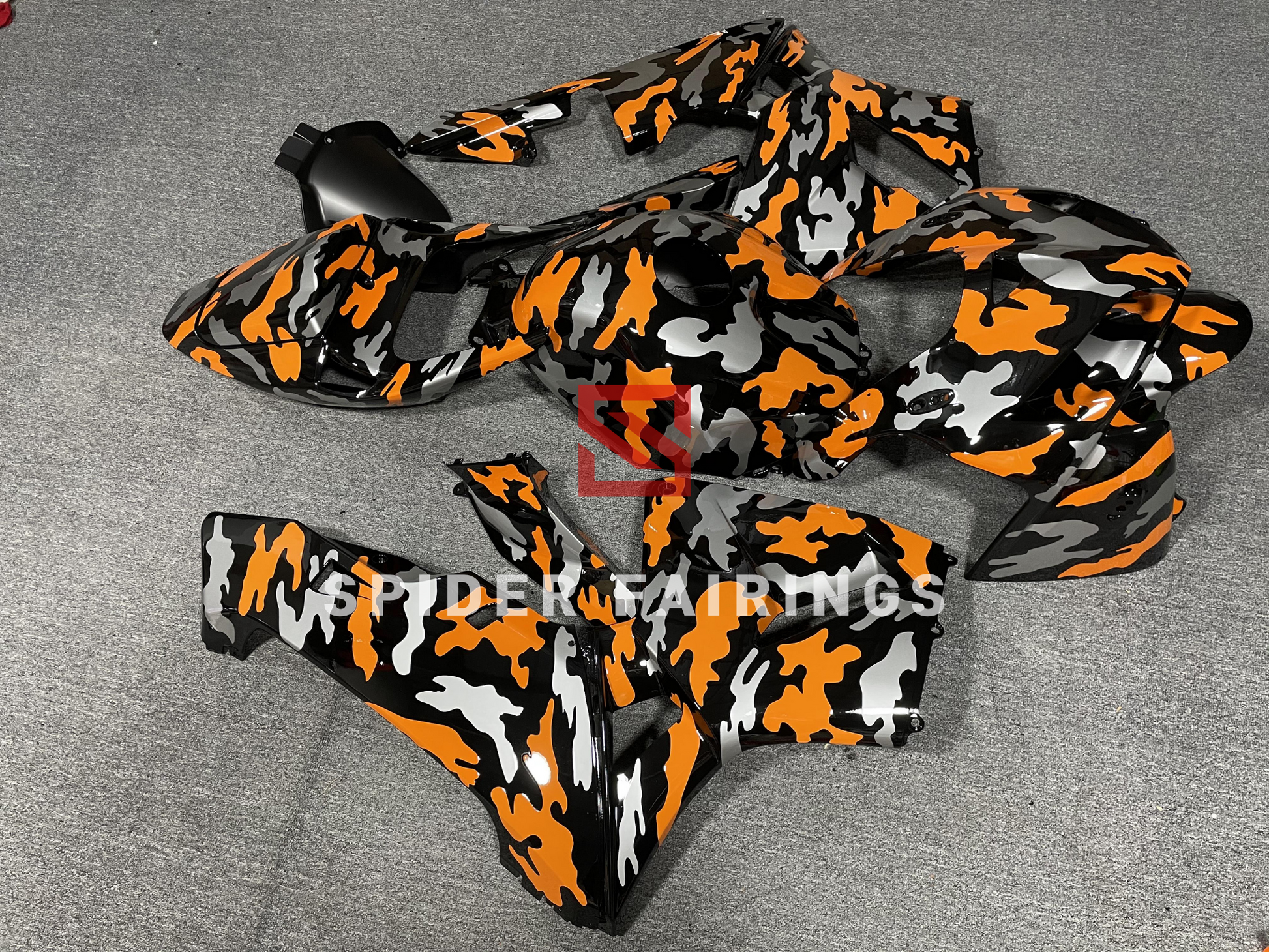  Orange and Silver camouflage-Honda CBR600RR 2005-2006