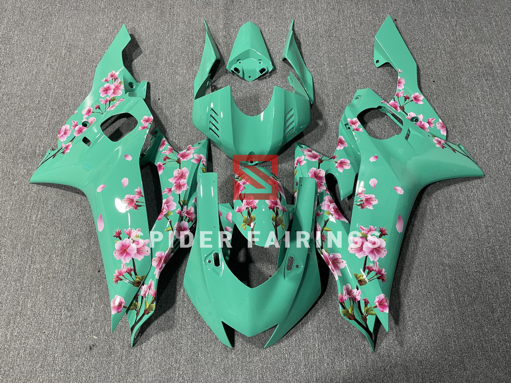 Green Cherry Blossom-Yamaha YZF R6 2017-2020