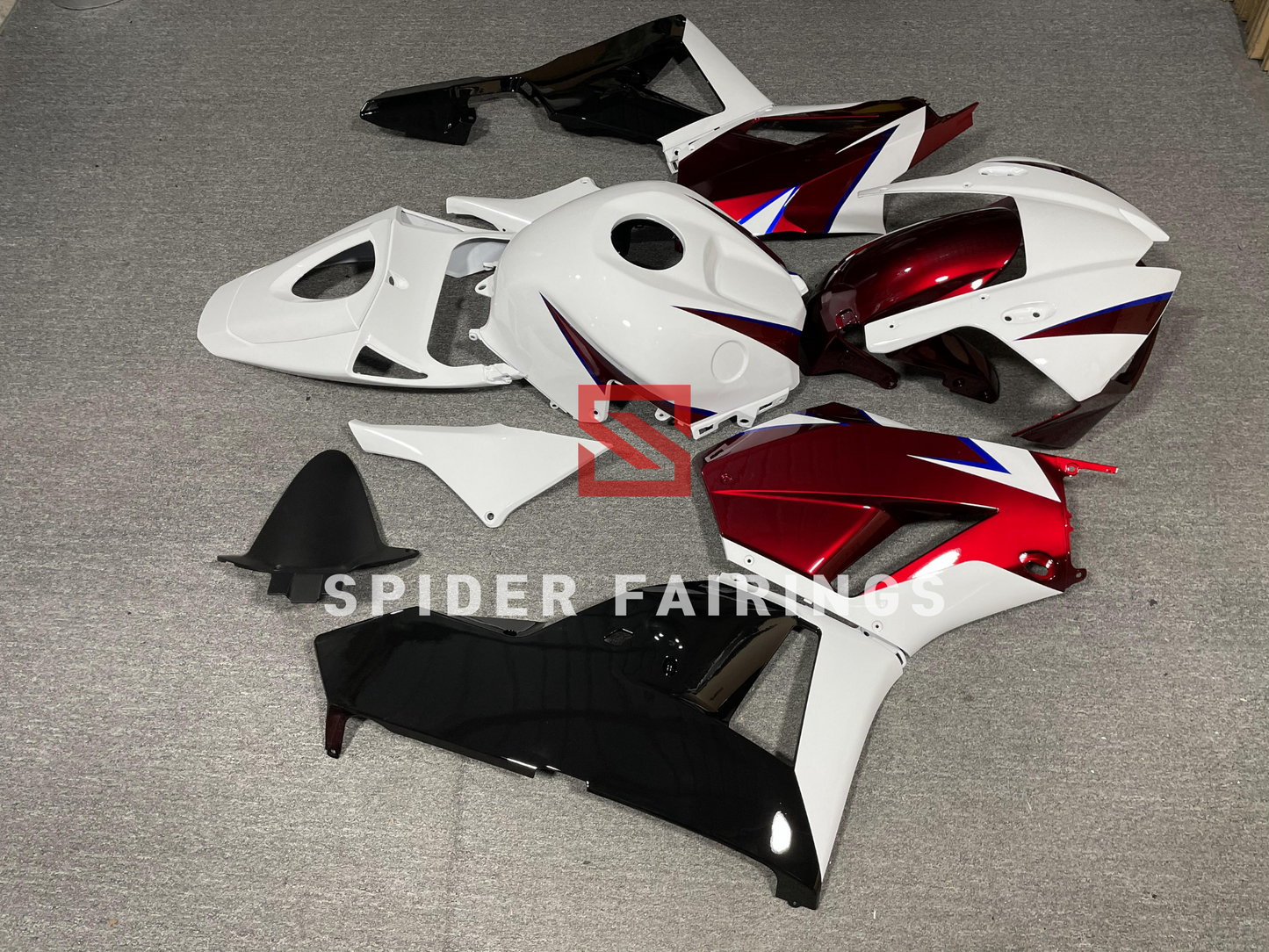 Gloss White&Black&Red-Honda CBR600RR 2013-2019