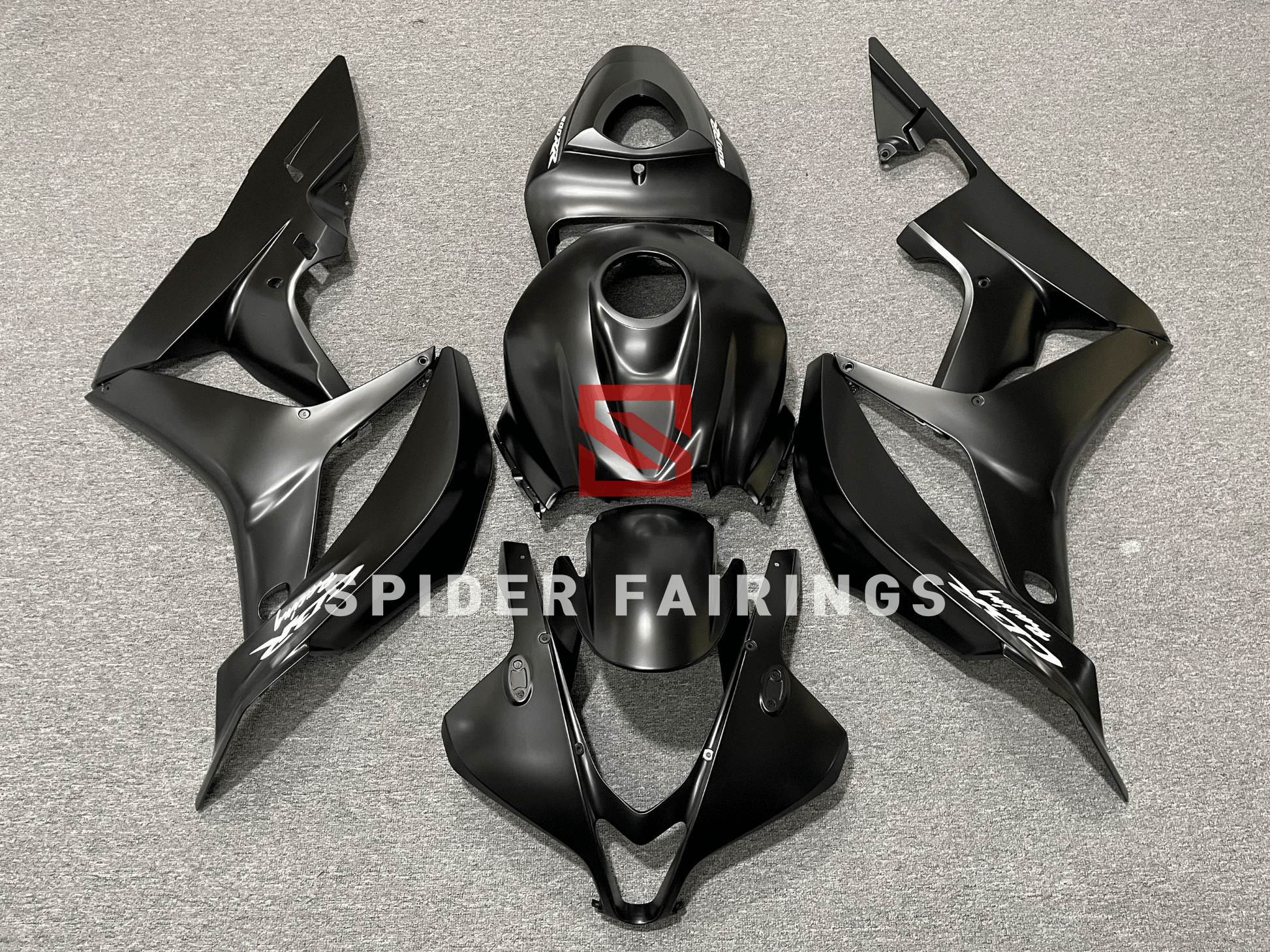 Matte Black Honda CBR600RR 2007-2008