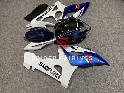 Deep Blue and White-Suzuki GSXR1000 2005-2006