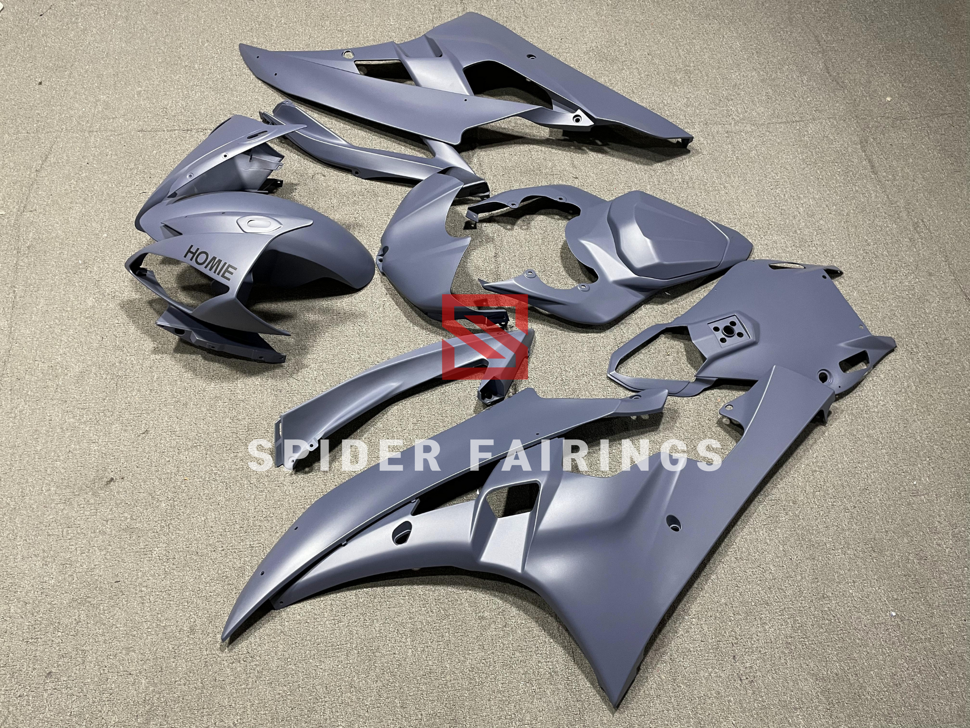 Matte Grey-Yamaha YZF R6 2006-2007