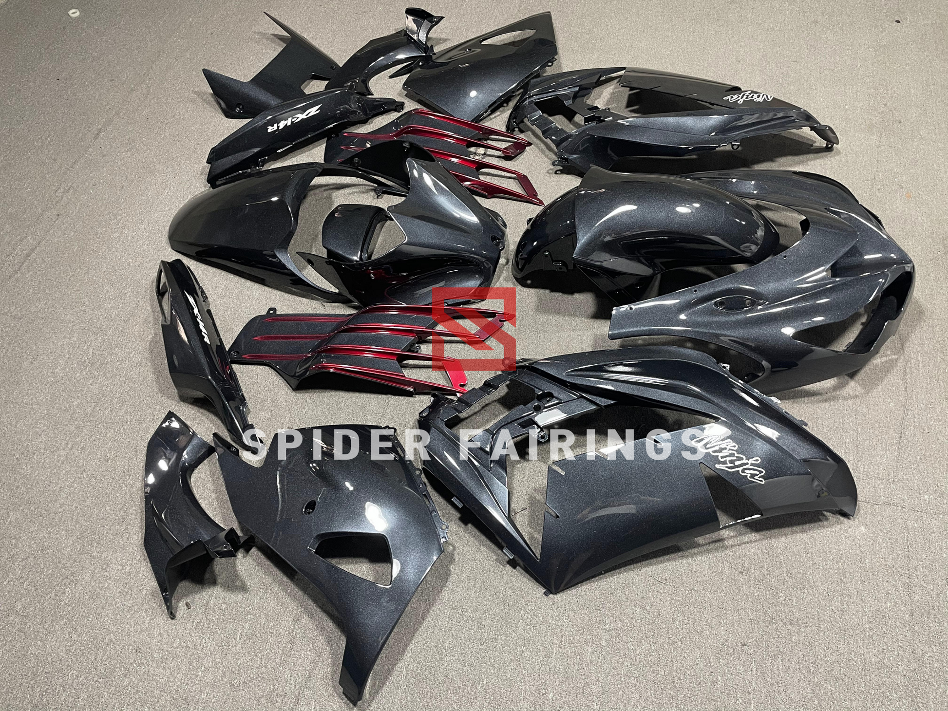 Pearl Dark Gray-Kawasaki ZX-14R 2012-2018