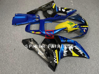 Shark for Blue and Black-Yamaha YZF R6 1998-2002