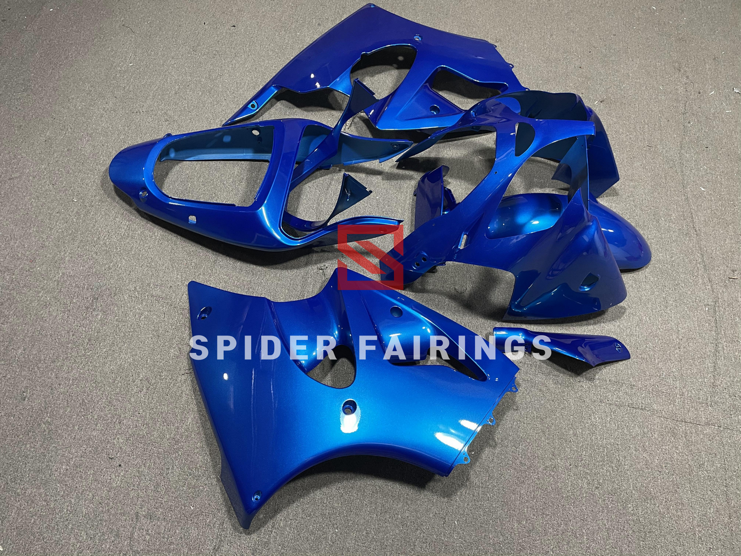 Gloss Blue-Kawasaki ZX-6R 2000-2002